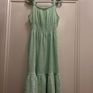 Zara Light Green Kids Casual Dress Size 9